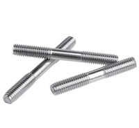 Double Ended Half Threaded Rod Double End Head Studs Bolt Carbon and Stainless Steel for Bolts