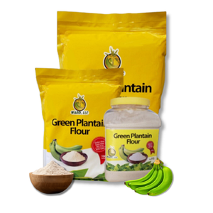 Tinh khiết màu xanh lá cây thiên nhiên Vàng chuối bột 100% sinh thái tươi lúa mì dựa trên nguyên xay xát gạo lúa mạch đen bột khô túi đóng gói phong cách nấu ăn - Product Image 1