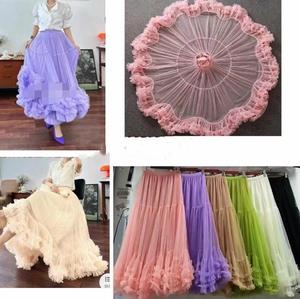 <span class=keywords><strong>Gonne</strong></span> Ecowalson Voile da donna Y2k a vita alta elastico Jupe da donna torta di <span class=keywords><strong>Tulle</strong></span> Mujer Faldas volant gonna lunga femminile Casual <span class=keywords><strong>in</strong></span> rete - Product Image 6