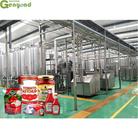 Usine de Shanghai Pâte de tomate dépulpage évaporation stérilisation faisant la machine sauce confiture de fruits ketchup ligne de production complète