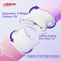 Tube de crème pour le cou D50 personnalisé avec applicateur de massage liftant en forme de V 150ml 200ml