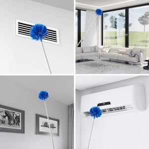 <span class=keywords><strong>Balai</strong></span> à longues poils réglables et brosse d'angle pour le nettoyage des plafonds en toile d'araignée, usage domestique - Product Image 3