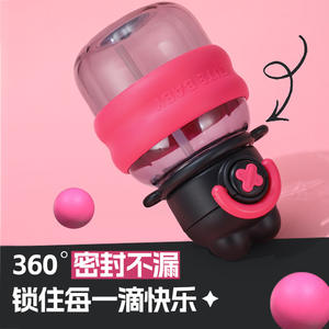 Bouteille de sport mignonne pour bébés et enfants, 700 ml, gobelet réutilisable avec paille pour garçons et filles, design pour les fêtes - Product Image 5