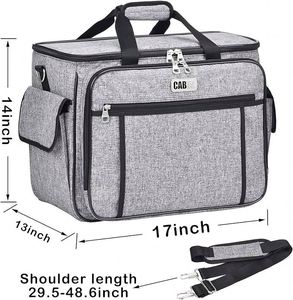 BSCI Factory Padding <b>Sewing</b> Machine Tote Carrying <b>Bag</b> Universal Travel <b>Sewing</b> Machine <b>Bag</b> - Product Image 3