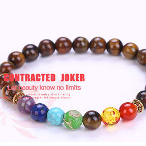 Popular pulsera con cuentas de piedra volcánica Yoga pulseras de mujer Boho <span class=keywords><strong>Lava</strong></span> <span class=keywords><strong>Rock</strong></span> pulseras de piedra natural - Product Image 4