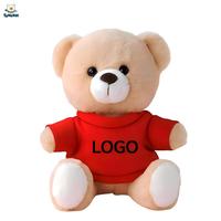 Produsen Grosir Kustom Boneka Beruang Teddy Berkualitas Tinggi yang Dapat Dipakai, Mainan Plush Lembut dengan Logo Merek Tercetak, Hadiah Acara Perusahaan CPC OEM CE