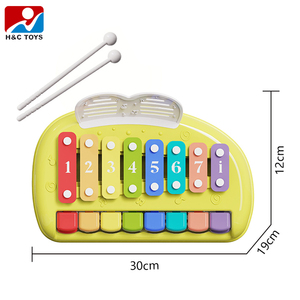 Jouet musical pour bébé, <span class=keywords><strong>xylophone</strong></span>, <span class=keywords><strong>clavier</strong></span> électrique, 2 en 1, instruments de musique pour enfants - Product Image 3