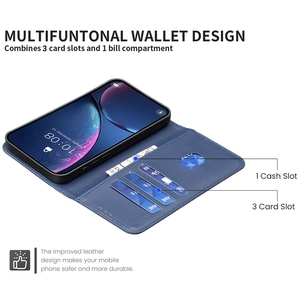 Funda tipo billetera con tapa de cuero PU de lujo con ranura para tarjeta funda protectora para teléfono móvil para Infinix Smart 10 Pop 10 fundas traseras - Product Image 5