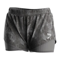 Offre Spéciale entraînement séchage rapide vêtements de sport doublé entraînement Yoga femmes 2 en 1 Flowy Gym Shorts