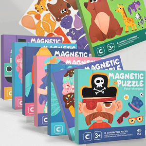 Jeux de voyage en voiture et en avion pour enfants, puzzles magnétiques à thèmes multiples, cadeau d'anniversaire amusant pour garçons et filles - Product Image 3