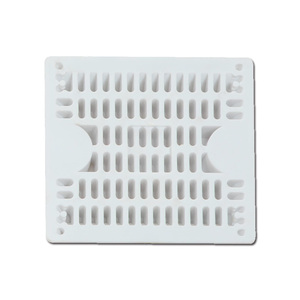 Hoogwaardige witte kunststof wegmarkeringen met reflecterende glazen kralen, reflecterende markeringen voor verkeersveiligheid - Product Image 3