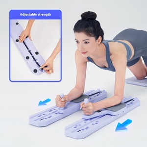Multifunctional 8-in-1 Home Fitness Pilates Board New Cross-Border EVA PVC Split Abdominal Board with ABS Wheel for <strong>Exercise</strong> - Product Image 4