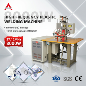 Nouvelle machine de soudage et d'embossage haute fréquence LINJIE 8 kW pour PVC, TPU, PU, tissus, cuir, bâches et films plastiques - Product Image 1