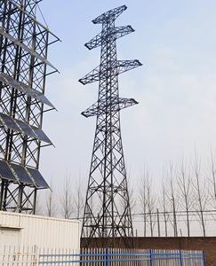 Torre de acero galvanizado de <span class=keywords><strong>alta</strong></span> tensión 400kv Línea de Transmisión Eléctrica - Product Image 2
