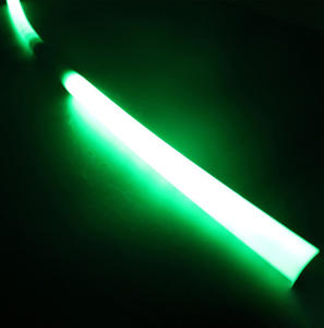 Dia 22mm 원형 실리콘 네온 라이트 블랙 자켓 다이나믹 추격 픽셀 rgb 컬러 led 네온 플렉스 튜브 - Product Image 6