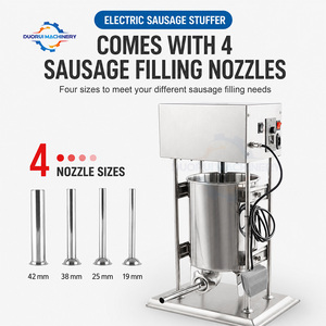 Gewerbliche Küchenmaschine für Schweinefleisch, Rindfleisch, Hühnchen, Wurstfüllung, Fleischverarbeitung, Automatische Wurstfüllmaschine - Product Image 5