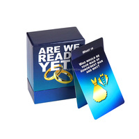 Jeux de cartes de relation pour les Couples Impression personnalisée Question Cartes à jouer Cartes de conversation