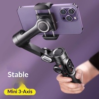 Stabilisateur de cardan Aochuan XE 3 pour téléphone, batterie 2600 mAh, idéal pour caméra d'action vidéo, photo, traduction, TikTok, Live, Vlog, Selfie