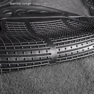 Tapis de sol de voiture en caoutchouc antidérapant PVC TPE, ensemble avant, ajustement universel pour voitures, camions et SUV - Product Image 5