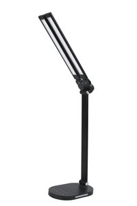 Modern Portable Folding <b>Plug</b>-in <b>USB</b> Touch Control Double Head LED Reading Light Table Desk Lamp - Product Image 2