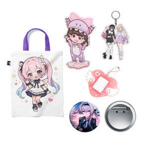 Boce Custom Kpop Star Canvas Bag Metal badge logo Conjunto de regalo conmemorativo - Product Image 1