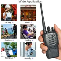 Radio HT Baofeng BF-888S Jangkauan Jauh, Radio CB Nirkabel, Radio Amatir BF888S UHF, Transmisi Radio Dua Arah Grosir