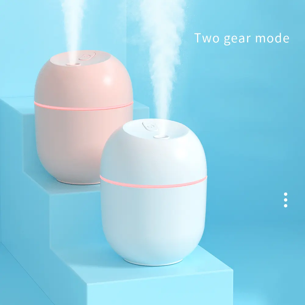 Mini 220ml Super Fog Portable Colorful Led Night Light Ultrasonic Air Humidifier Usb Mist Maker Humidifiers For Office Home
