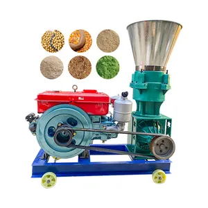 Fashion design agro animal feed grass processing pellets diesel pellet machine good price