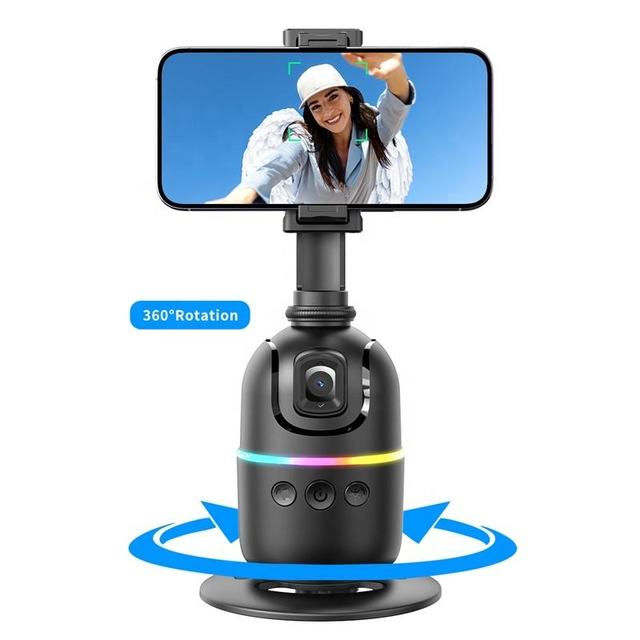 2026 New Arrival P03 AI Auto Face Tracking Smart Follow Gimbal Stabilizer for Camera and Mobile Phone