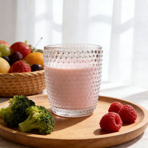 Vasos de Vidrio Boho Transparentes con Relieve de 120 ml, Duraderos, para Cocina, Bar, Fiestas, Whisky, Vodka, Licores, Cerveza, Jugo, Leche - Product Image 3