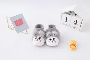 2024 New Arrival Cute Cartoon Cotton Soft Sole New Born Prewalker Baby Shoes