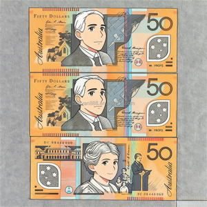 Aud Polymer chống đỡ tiền ghi chú 20 50 100 đô la hiện đại Halloween bền mờ hiệu ứng không có thật - Product Image 2