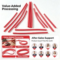 Bande de silicone personnalisée OEM, étanche et isolante, tige ronde en silicone solide pour tampons et joints de machines