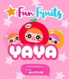 YAYA Fun Fruit Frozen Plush Series Giocattoli per Bambini Blind Box Trendy Play Bambola Fatta a Mano 7-12 anni Scala 1/12 Confezione Originale - Product Image 6