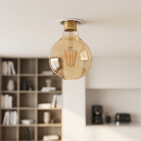Ampoule à filament LED C35 6W, culot B22 E12 E14 E26 E27, ampoule à filament LED Edison vintage, claire, ambrée, C35, dimmable