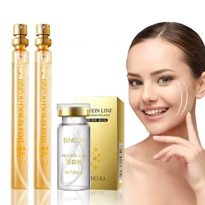 Skin care protein line no needle silk gold facial absorbable collagen threads lift and tighten