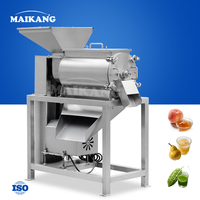 Automatische fruitontpitter en -pulpmachine van roestvrij staal, granaatappelpulper voor fruitsap- en jamproductielijn