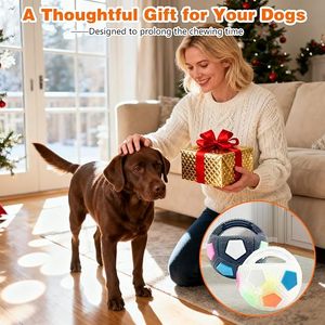Jouet à mâcher flottant en caoutchouc durable et couineur pour chiens agressifs – Chiens de taille moyenne/grande – Jeu aquatique interactif apaisant - Product Image 6