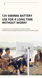 Televisor Inteligente Portátil Android de 32 Pulgadas con Pantalla Táctil Giratoria de 128 GB, Cámara, Control Remoto, Retroiluminación LED Blanca Recargable de 32 Pulgadas - Product Image 4