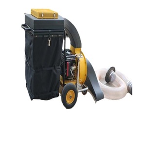 Hand Push Leaf Collector 1200mm Sweeping Width Yellow And Black Municipal Machinery Garden Farm Use - Product Image 5