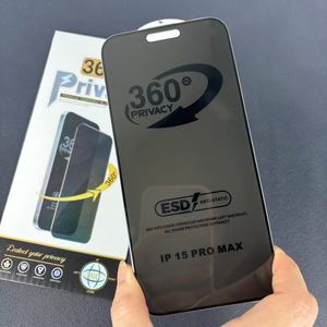 Bảo vệ sự riêng tư 360 ° Tempered Glass Anti-peeping màn hình cho iPhone 16 Pro Max <span class=keywords><strong>17</strong></span> không khí 14 cộng với 13 mini điện thoại di động Glass phim - Product Image 6