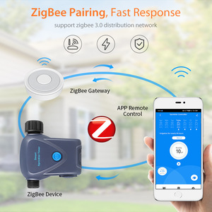 Programmateur d'arrosage intelligent Zigbee, contrôle à distance via l'application Tuya, dispositif d'arrosage de jardin étanche pour l'entretien des plantes, pelouse, agriculture - Product Image 2