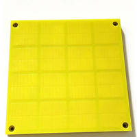 Panneau vibrant modulaire en polyuréthane pour équipement de criblage d'agrégats avec fonctionnement stable et à faible bruit