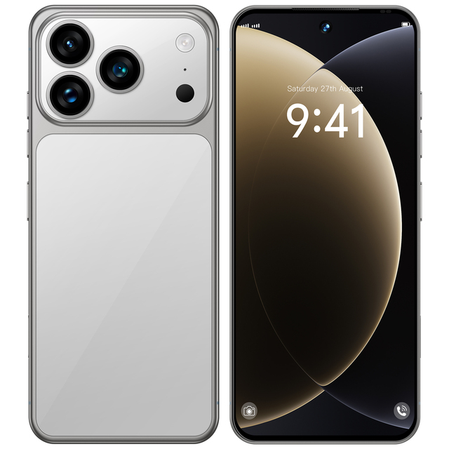 Smart Phone I17promax 4G 6.6-inch Mobile Phone Android 14.0 Unlocks Dual-card 6.6-inch 5000 MAh Large Memory Mobile Phone