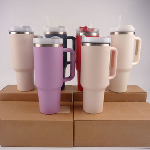 40oz Stainless Steel Thermos Tumbler Insulated Handle Minimalist Design 12-24 Hours Insulation Travel Outdoor Car Boiling <b>Water</b> - Product Image 6