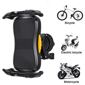 Supporto per telefono da bici supporto per manubrio per <span class=keywords><strong>moto</strong></span> supporto per bici con Clip GPS <span class=keywords><strong>cellulare</strong></span> supporto per Scooter antiurto per iPhone 14,13,12,11 accessori - Product Image 2