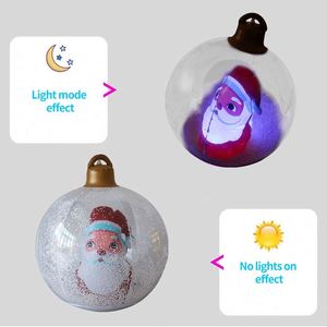 Illuminated Christmas Inflatable Ball Ornament - Remote Controlled Holiday Yard Decor - Product Image 3