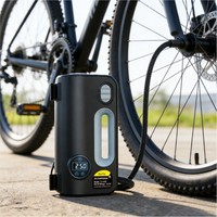 Gonfleur de pneus numérique portable pour voiture avec moniteur de pression des pneus 12V en ABS, pompe à air et compresseur à gonflage rapide