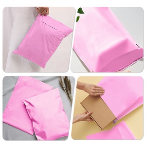 Bolsa de Envío Ecológica Rosa RUIQI de 32*45cm, Resistente a Desgarros, Autosellable, Bolsa Logística Duradera, BSCI - Product Image 3