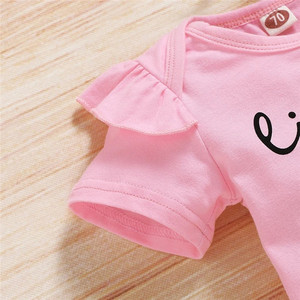 Se Puede Personalizar para Niños de 0 a 2 Años, 100% Algodón, Conjuntos de Ropa para Bebés Recién Nacidos, Ropa para Niñas, Conjuntos de Ropa Tejida, Mameluco para Bebé - Product Image 4